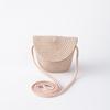 Handmade Children Straw Bag Pure Color Rattan Bag Fashion Handwoven Beach Bag  Girls