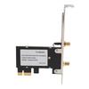 Scheda WiFi PCIe WiFi 7 AX3000, Scheda di Rete Bluetooth 5.4 BE200NGW 8774Mbps, Adattatore Wireless Tri-Band con Antenna Estensibile Pieghevole 12DB