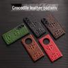 Honor X20/X20SE Crocodile Skull Cowhide Leather Case for X10Max - Half Package, Genuine Leather Protective Cover