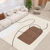 Winter Warmth Living Room Carpet Coffee Table Rug Bedroom Room Bedside Rug Nordic Large Area Rug Home Decoration