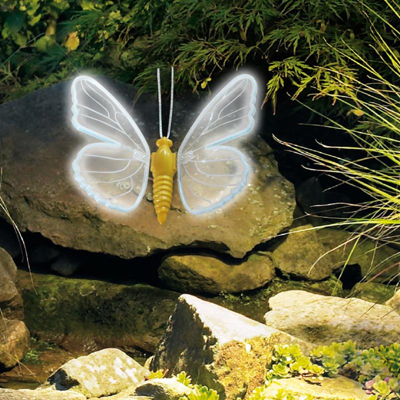 Lumini de Grădină Fluturi Decorațiuni de Exterior Fluture Impermeabile Felinar Mobil Fluturând Realist Pentru Gard Cale Terasă
