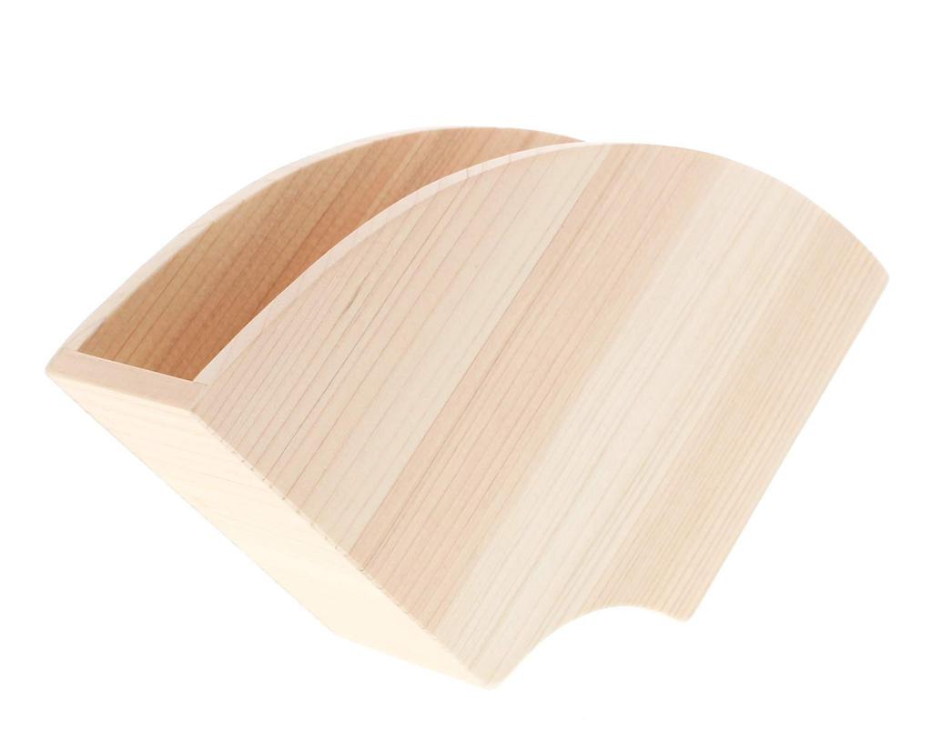 TOSARYU SHIMANTO HINOKI MK-1004 Magnetic Coffee Filter Holder Japanese Cypress Wood Kitchen Storage Rack 16.7 X 8.8 4 Cm