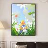 5D Diy Diamond Painting Alice and The Little Daisy Full Drill Rhinestones Mosaic Embroidery Handmade Products Home Decor Gift