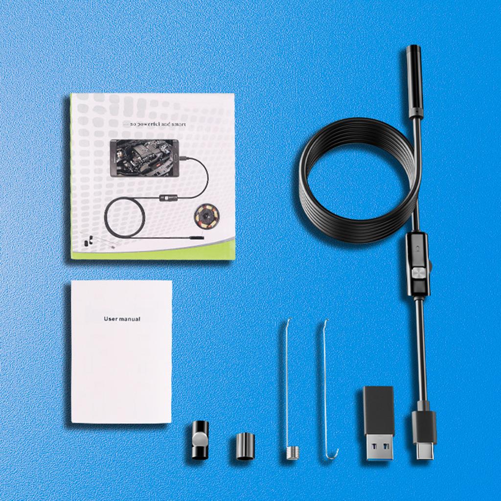 Endoscope Camera with Light, Borescope with Adjustable LED Light,Endoscope Camera,Waterproof Inspection Camera