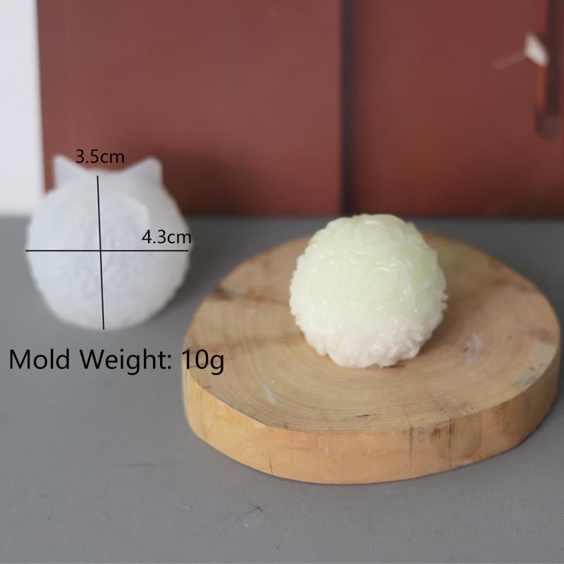 

Силіконова форма для свічок у різних стилях, квіткова куля, ручна робота, ароматне мило, смола, гіпс, шоколад, форми для творчості, весільний декор для дому