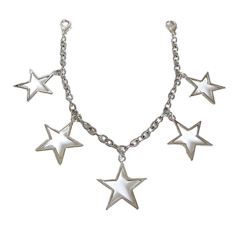 Stylish Shoe Chain Unique Hollow Star Pendant Martins Boots Chains Canvas Shoes Buckles for Casual and Formal Occasions