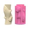 Hand Succulent Flower Pots Mold Pen Holder Silicone Mould Concrete Planter Mold Epoxy Resin Molds for DIY Enthusiasts