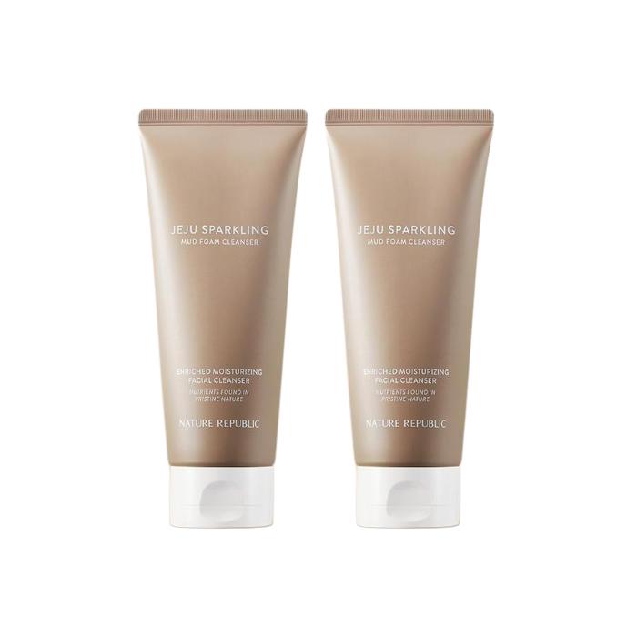 Nature Republic Jeju Carbonated Mud Foam Cleanser 150ml  (3 Options)