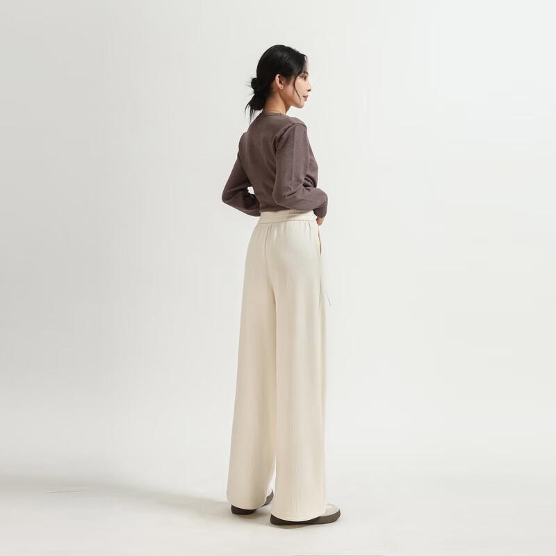 Women's Relaxed Fit Drawstring Straight-Leg Casual Pants