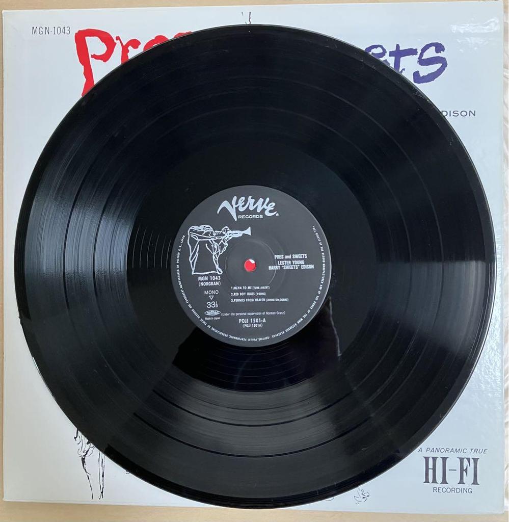 [USED] Reduced price Lester Young Pres & Sweets limited reissue LP