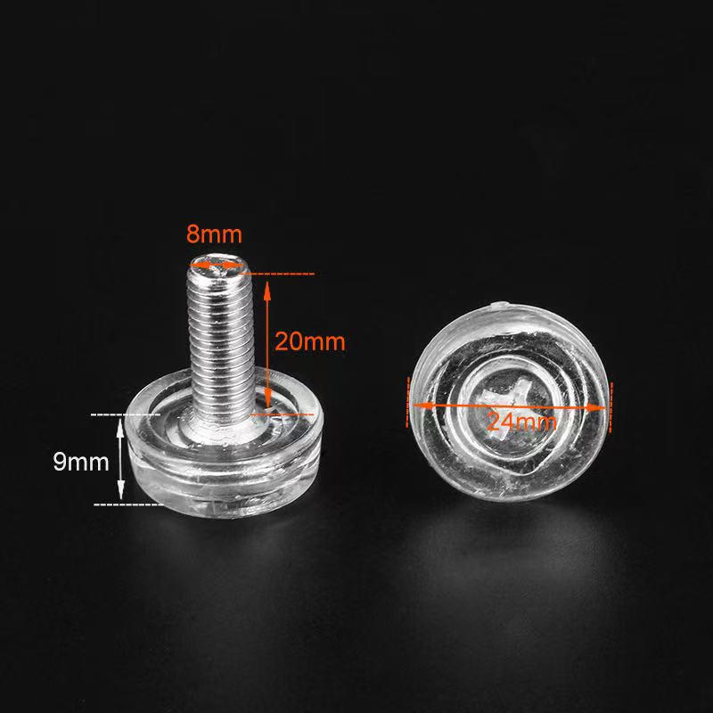 Adjustable Furniture Heightening Foot Pad (M6/M8/M10) – Screw Base for Shelves