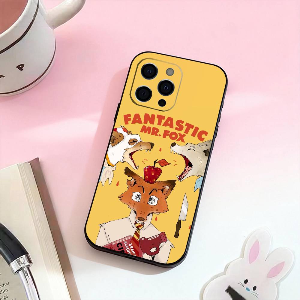 The F-Fantastic Mr. Fox Phone Case Silicone Soft For IPhone 17,16,15,14,13,12,11,XS,Plus Pro Max