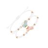Couple Friendship Gift Set Flat Knot Weaving Adjustable Color Wax Rope Weaving Butterfly Bracelet