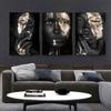 Gold and Black Woman Canvas Painting African Women Posters and Prints Cuadro Modern Wall Art Pictures for Living Room Decoration