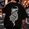 Neues Europäisches Und Amerikanisches Stil Gedrucktes Bequemes Und Atmungsaktives Rundhals Reines Baumwoll-T-Shirt Geeignet Für Sowohl Unisex Als Auch Unisex