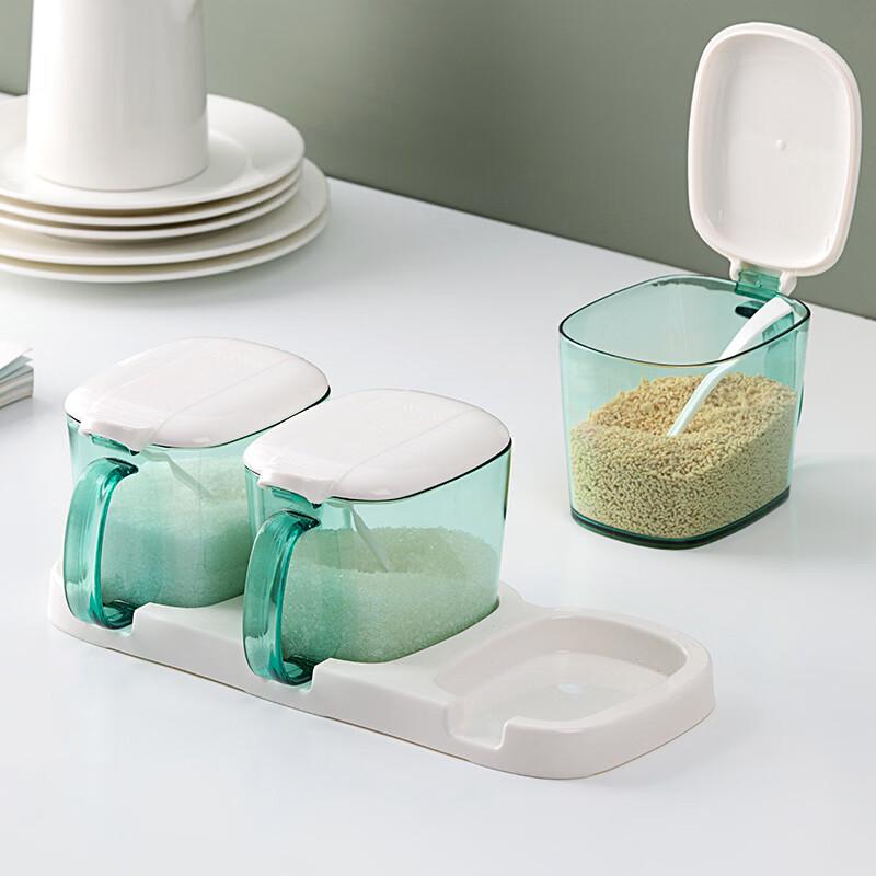 CHAHUA 3-Piece Plastic Seasoning Jar Set