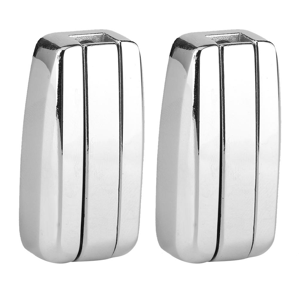 2 Stück Zinklegierung Verdeckter Haken Kleidung Hüte Handtuchhalter Zubehör für Automobile Wohnmobile Silber