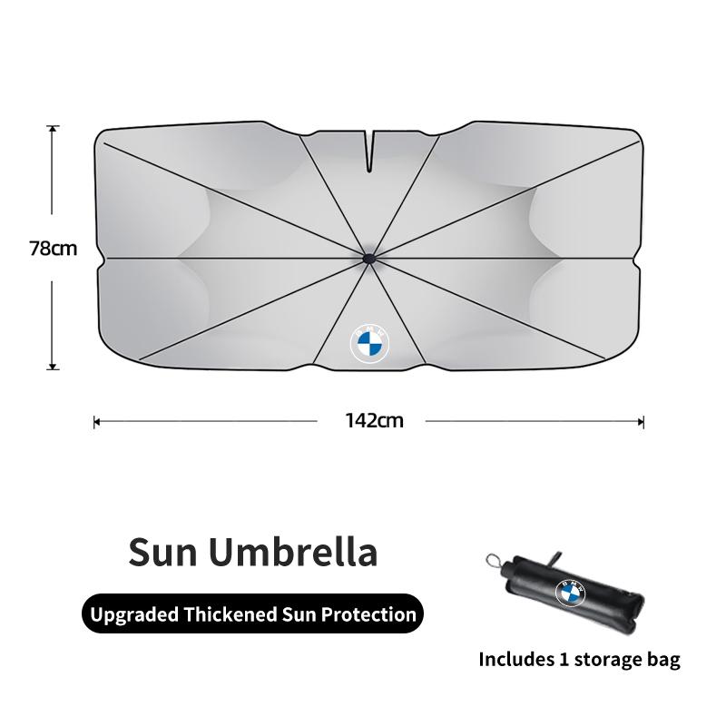 

2025 Hot Car Sunshade Windshield Sun Shade Parasol Summer Car Seat Heat Insulation Car Accessories For BMW E46 E90 E60 F10 E39 F