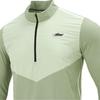Nike Spliced Half-Zip Pullover Hoodie Men Tops Green DD6765-386