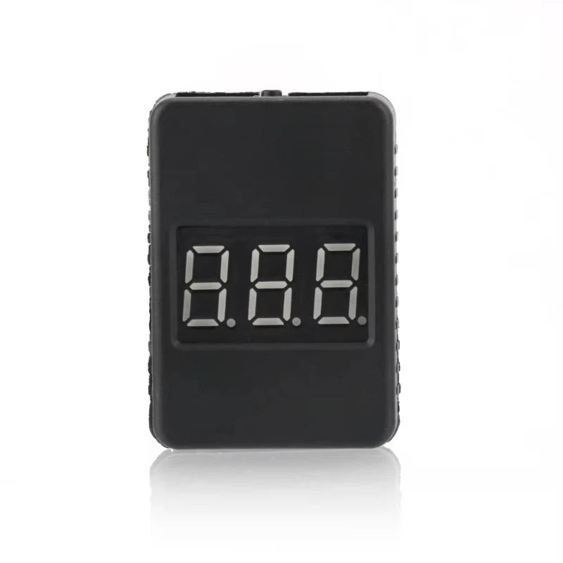 Bx100 Tester di Tensione per Batterie Lipo 1-8S Allarme Buzzer Bassa Tensione Doppi Altoparlanti per Uso di Monitoraggio Batteria Modelli di Droni Rc
