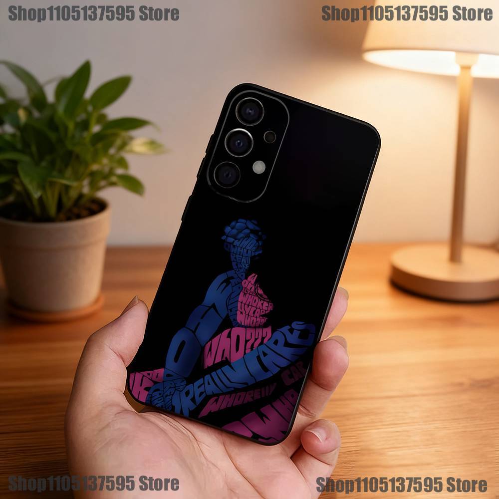 Custodia per Telefono T-TV Girl Band Per Samsung S25,S24,S21,S22,S23,S30,Ultra,S20,Plus,Fe,Lite,5G Cover Nera
