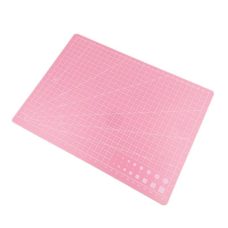 A3 A4 A5Pvc Cutting Mat Single Side Patchwork Cut Pad For Workbench Patchwork Sewing Manual Diy Knife Engraving Leather Cutting