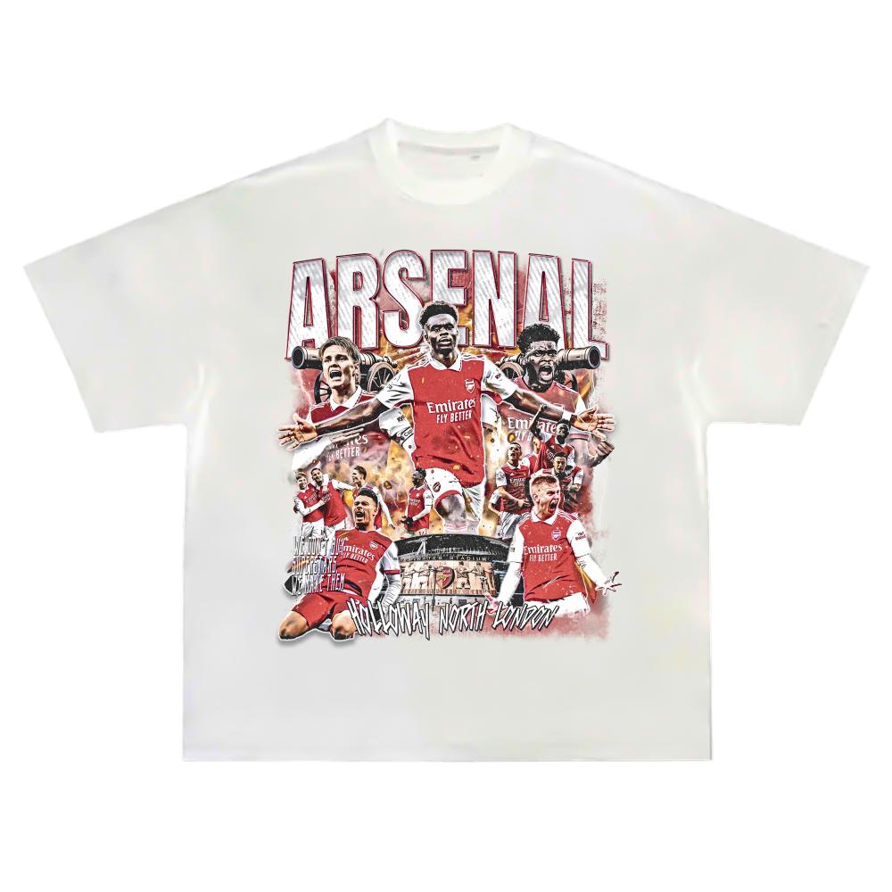 Football Club Poster T-shirt Men and Women Summer Cotton Y2K Clothing Casual Fashion Round Neck Short Sleeved Tee Streetwear