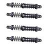 4 Pack Metal RC Car  s High Strength 90mm RC Car Shocks for 1Celsius10 Scale   with 8 Spare Springs