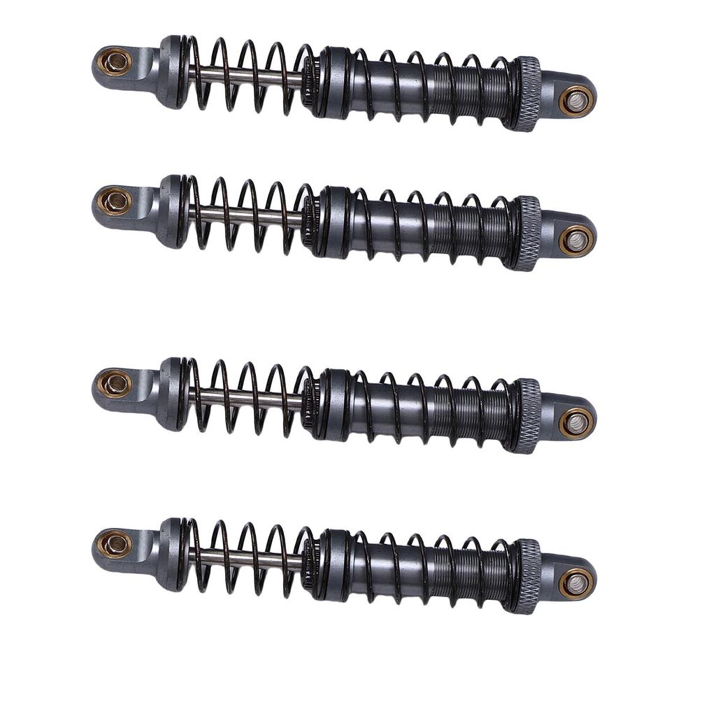 4 Pack Metal RC Car  s High Strength 90mm RC Car Shocks for 1Celsius10 Scale   with 8 Spare Springs
