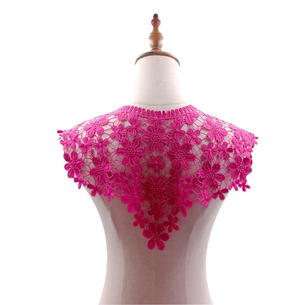 Lace Fabric Hollow Neckline Fashion Shawl Vest Exquisite Fake Neckline Collar  Feminine Decorative