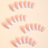 New Ballet-Style Wearable Nail Tips: Glitter French Nail Art Stickers