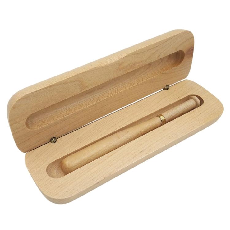 

Wood Ballpoint Pen with Pencil Case Ergonomic Grip Baseball Shape Ballpoint Pen for Daily Writing Note Taking Journaling 1