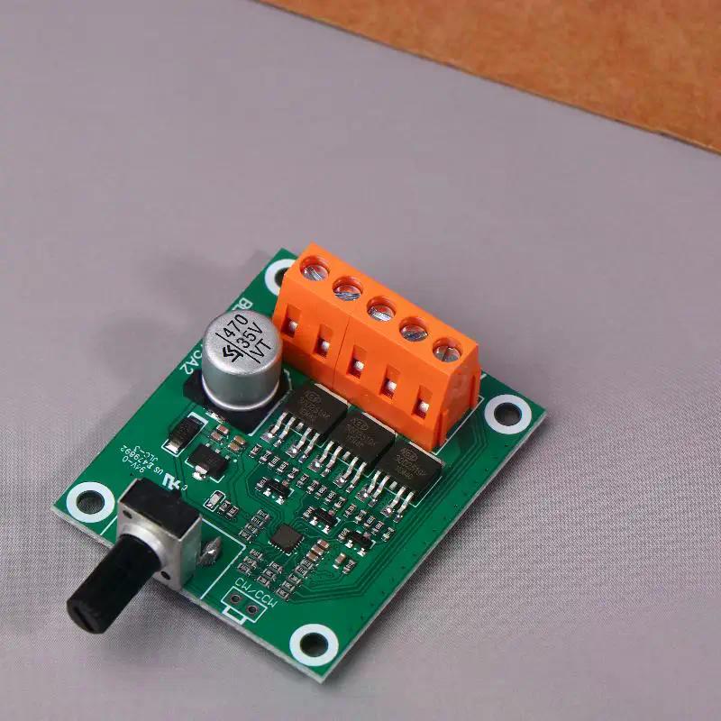 75W 200W DC 6-24V Brushless Motor Drive Control Board High-power 6V12V24V Brushless Fan Motor Speed Controller