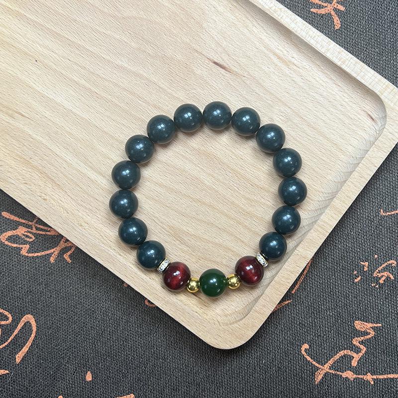 Gift Box Classic Fragrance Beads Handmade Five Elements 12mm Bracelet DIY Jewelry Prayer Beads Bracelet
