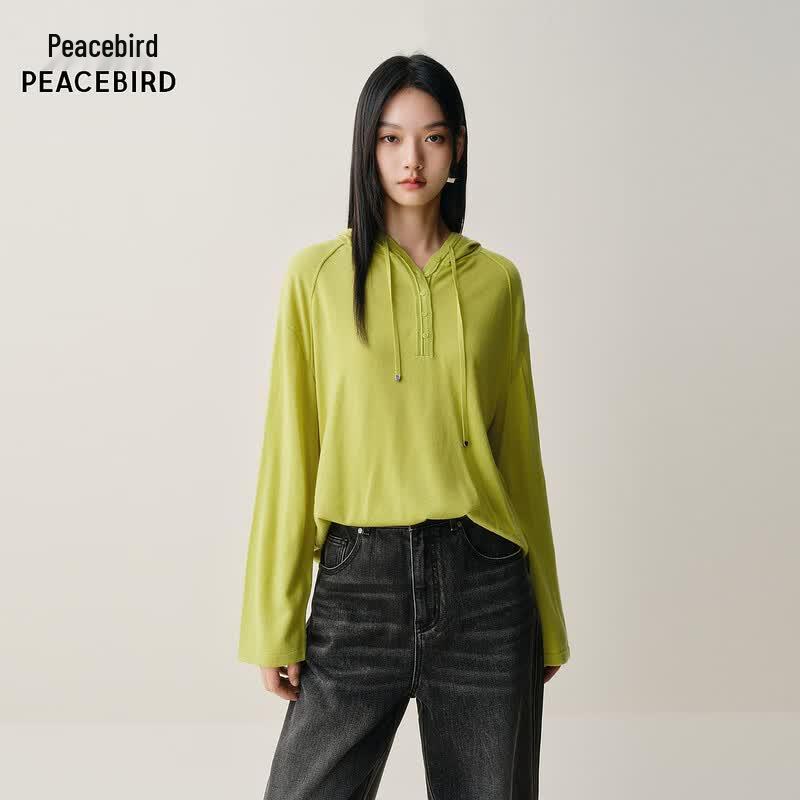 Peacebird Hooded Pullover Sweater M