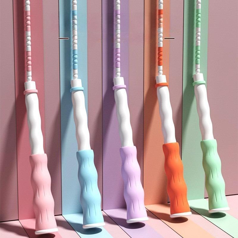 28M Skakanie na skakance Bambusowa skakanka PVC Początkujący Dorośli Dzieci Miękka koralikowa Bez plątania Segmentowa Skakanka fitness