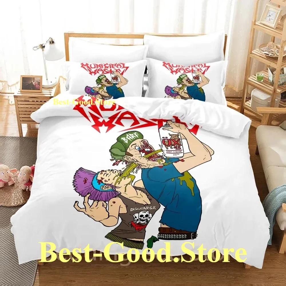 Municipal Waste Bedding Set Single Twin Printed Bed Set With Pillowcase Bed Duvet Cover Soft Single Double Queen Super King Size