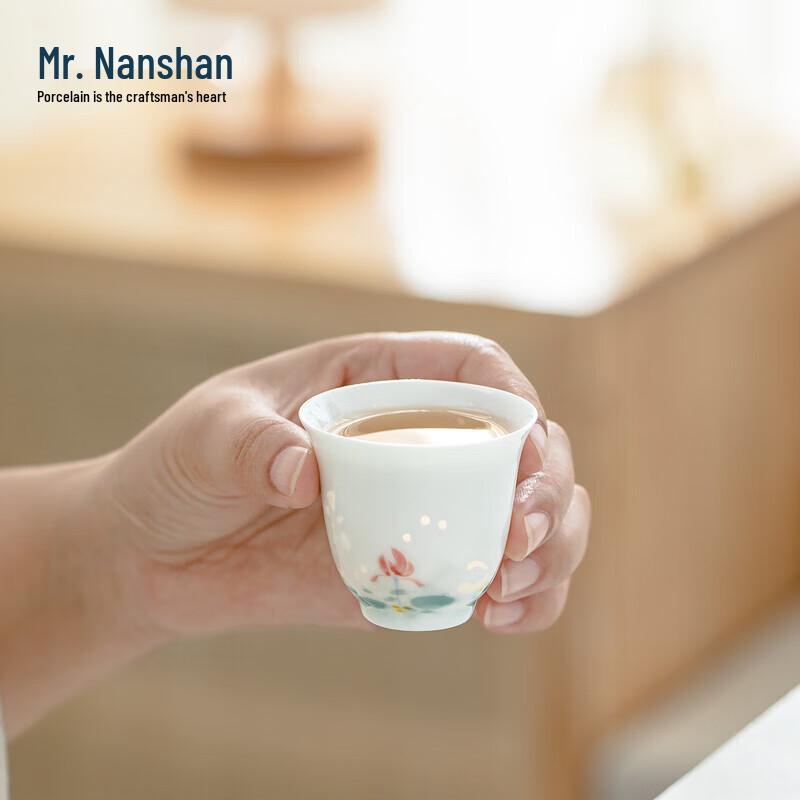 Nanshan Hand-painted Ceramic Kung Fu Tea Cup