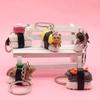 Cartoon Sushi Cat Keychain - Cute Kitten Pendant for Bags and Cars