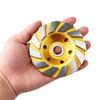 4 Inch Concrete Turbo Diamond Grinding Cup Wheel 12 Segs Heavy Duty Angle Grinder Wheels For Angle Grinder