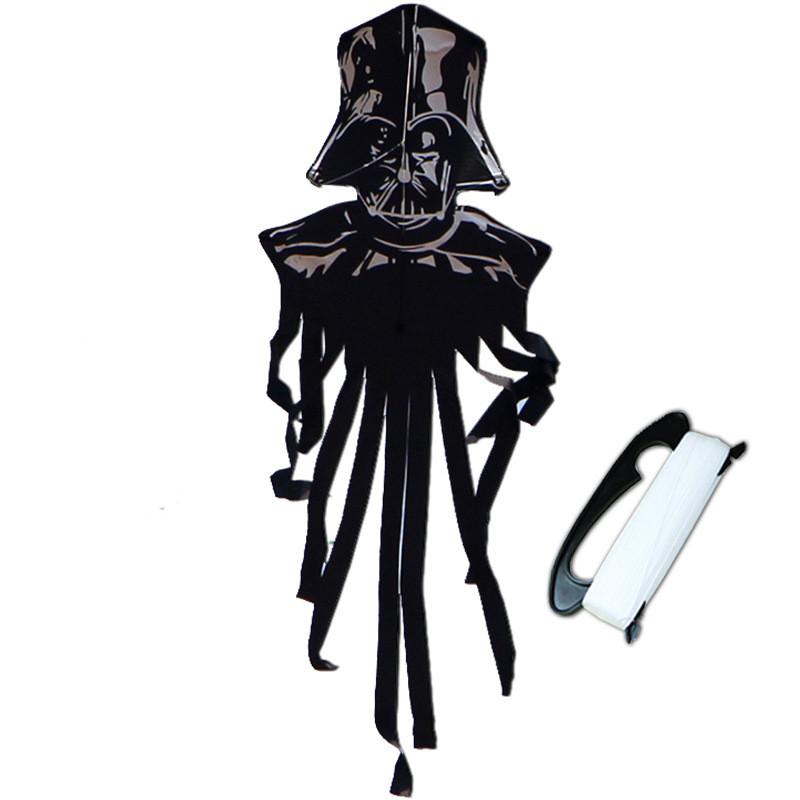 Star Wars Darth Vader Themed Triangular Polyester Kite For Outdoor Flying And Celebrations