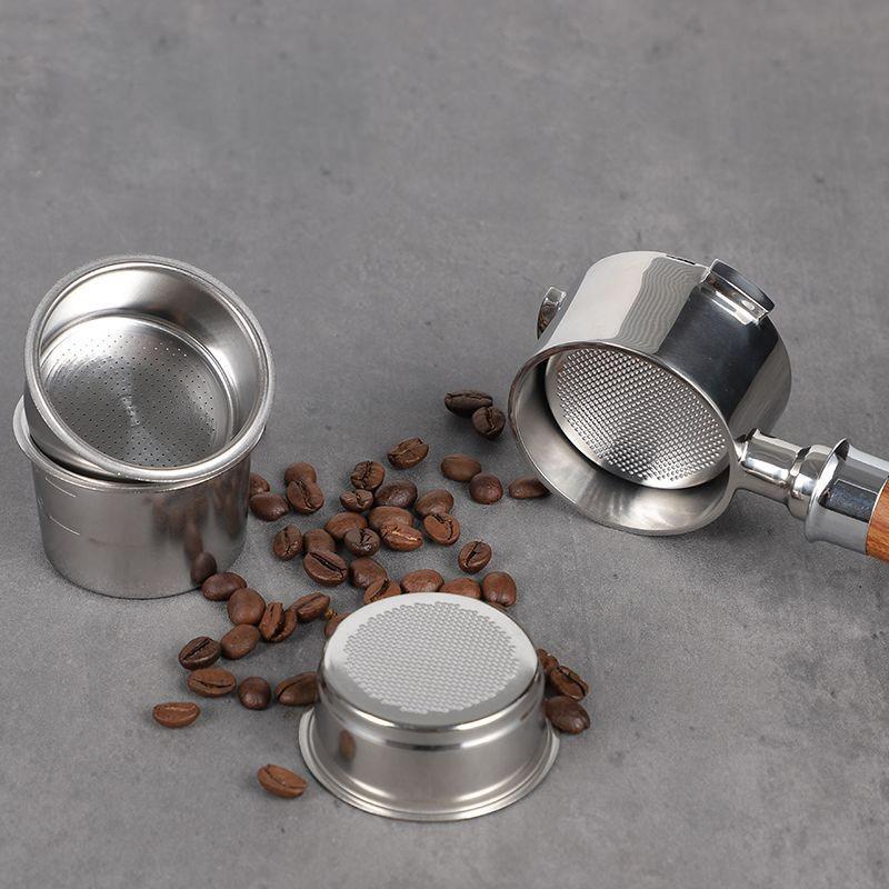 Coffee Filter Basket 51mm 54mm 58MM Stainless Steel Replacement For Bottomless Portafilter Powder Bowl Barista Espresso Tools