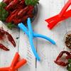 2Pcs Shrimp Peeler Crawfish Shucker for Peeling Shrimp Tails Easy Peeler Crawfish Sheller Tool Kitchen Gadget