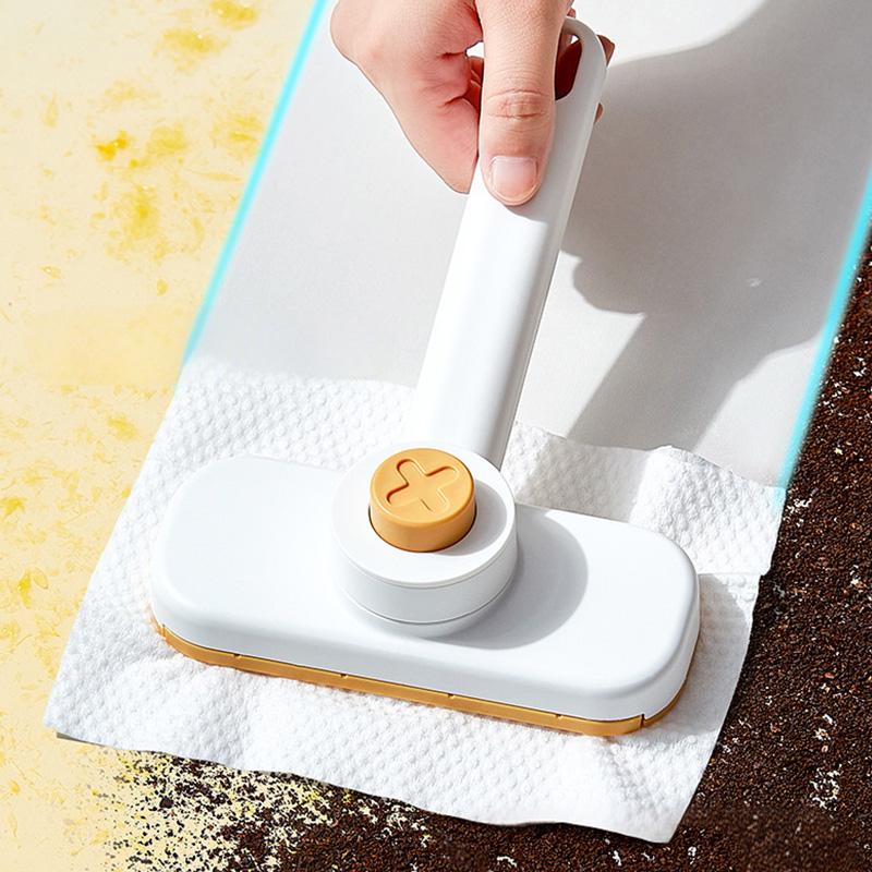 1Pc Clip Tissue Brush Lazy Mini Mops Bathroom Cloth Changing Kitchen Face Towel Mop Reuse Tissue Easy Cleaning