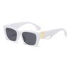 Retro Punk B-Shaped Small Box Sunglasses, Personalized Sunglasses, Trendy And Fashionable Sun Visors