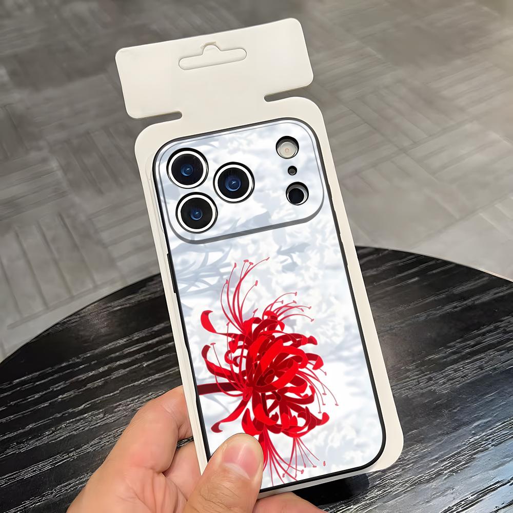 Anime T-Tokyo G-Ghoul Higanbana Handyhülle Für IPhone 17 Air 16 E Pro Max 15 14 13 Mini 12 Pro 11 Max Plus Schwarze Weiche Hülle