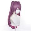 Purple Long Full Wig with Wig Perfect for Character Comic Market School and Cultural Wig, Heat-Resistant, Net, Cosplay, Events, Halloween, Festivals,