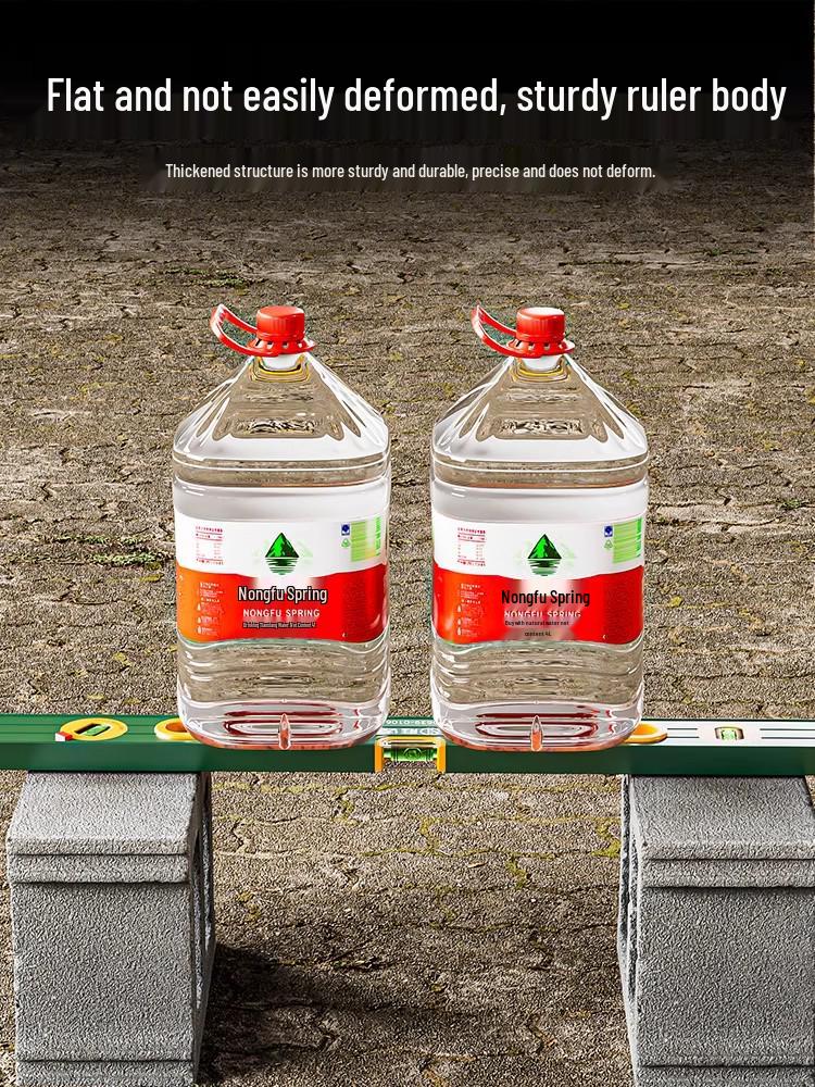 High Precision Magnetic Mini Spirit Level Ruler - Aluminum Alloy, Drop-Proof Tool