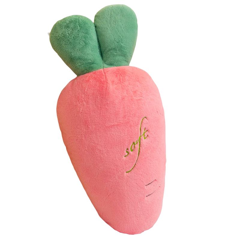 

Милая подушка-морковка для сна, кукла, плюшевая игрушка, домашний декор, подарок на день рождения для детей 50cm/19.69in розовый