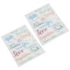2pcs Clear Stamps  Interesting  Reusable  Material Transparent Appearance Embossing Scr